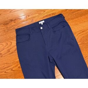 Peter Millar EB66 Performance Pants Mens 34x32 Navy Blue Golf Casual 5 Pocket